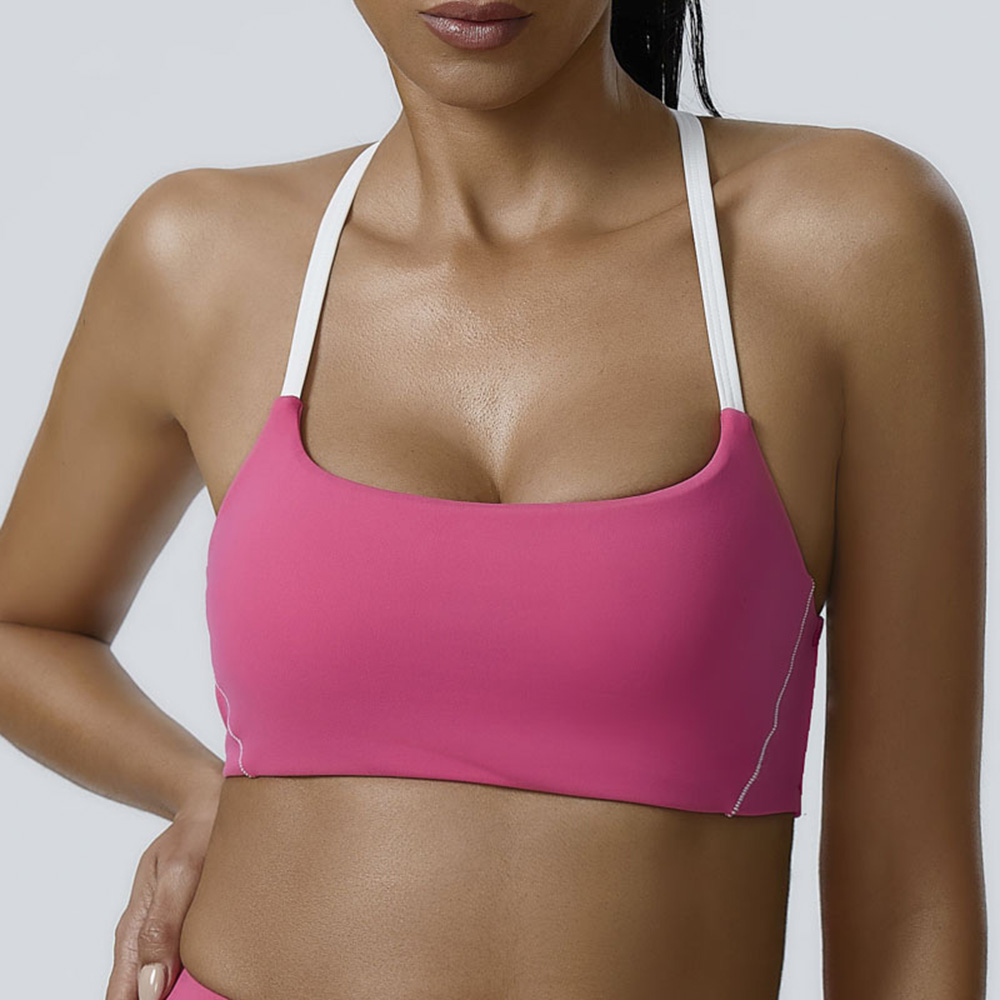 セクシーなホルターヨガブラジャー女性の耐衝撃フィットネスラン - Quick Dry Underwear のレビューと価格