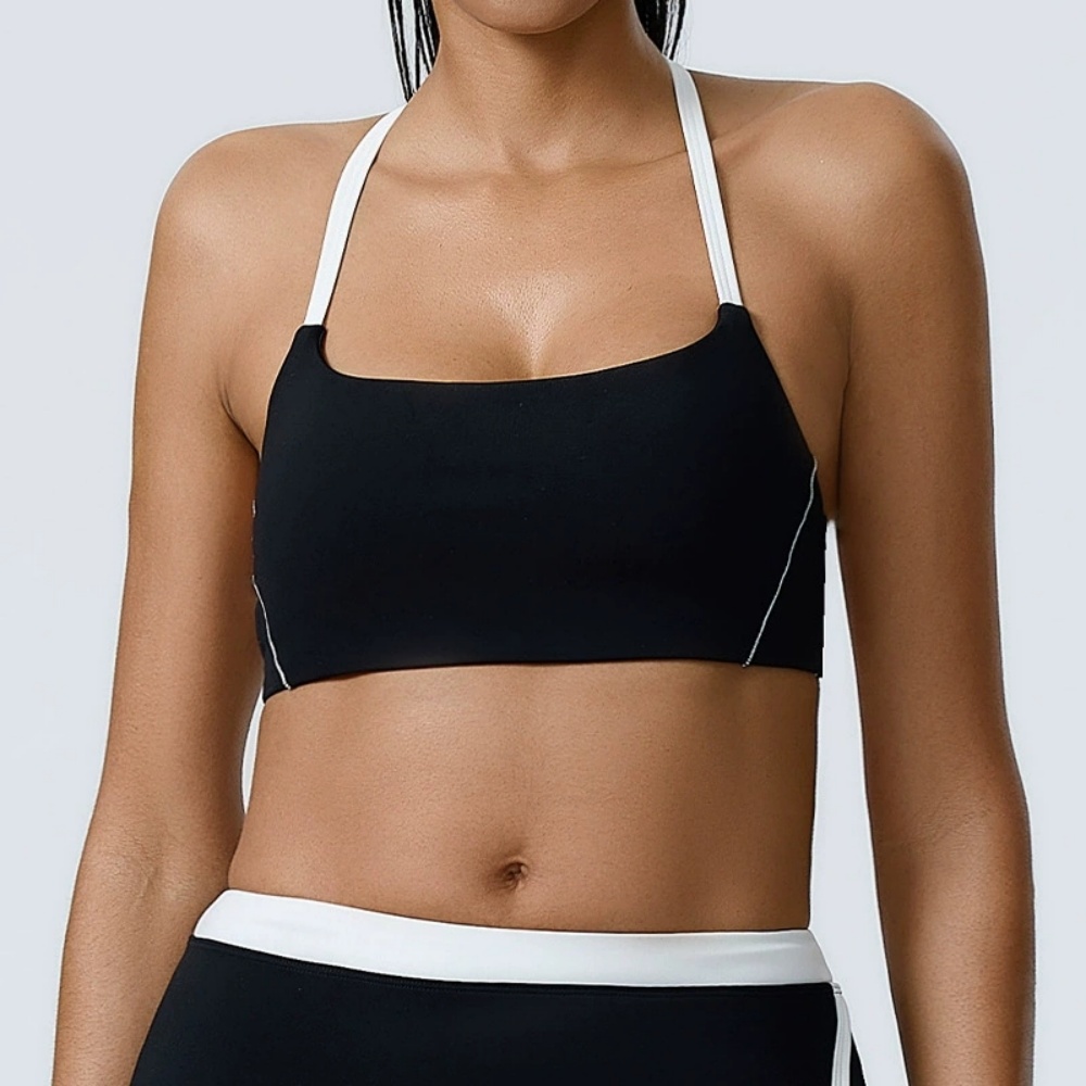 セクシーなホルターヨガブラジャー女性の耐衝撃フィットネスラン - Quick Dry Underwear のレビューと価格